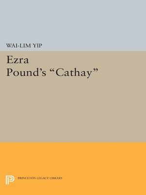 cover image of Ezra Pound's Cathay